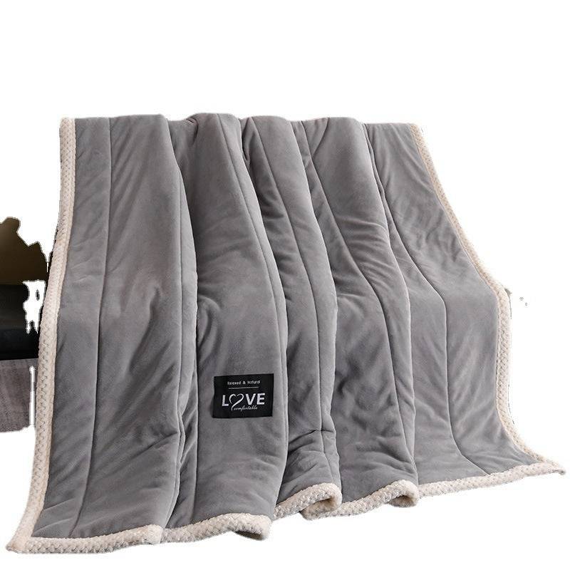 Thick Warm Winter Bed Blankets Wool Blanket Bedspread - YLORESHOP