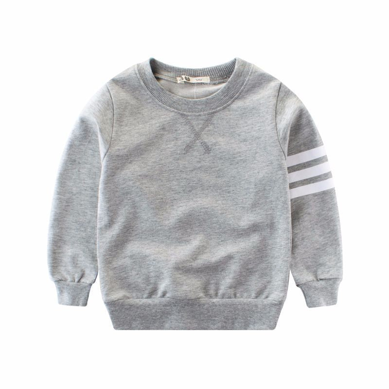 Boy's long sleeve round neck pullover - YLORESHOP