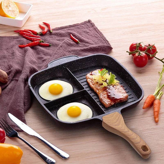 Maifanshi fried steak pot multi-function household omelette pan pan induction cooker non-stick pan - YLORESHOP