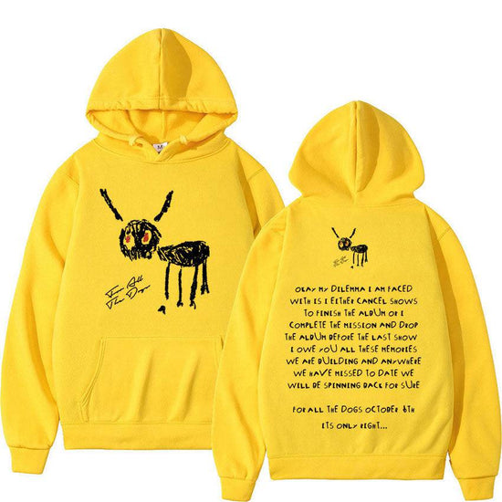 Rapper Drake For All The Dogs Letter Hoodie - YLORESHOP
