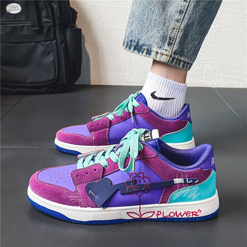 Mens Fashionable And Versatile Graffiti Shoes - YLORESHOP