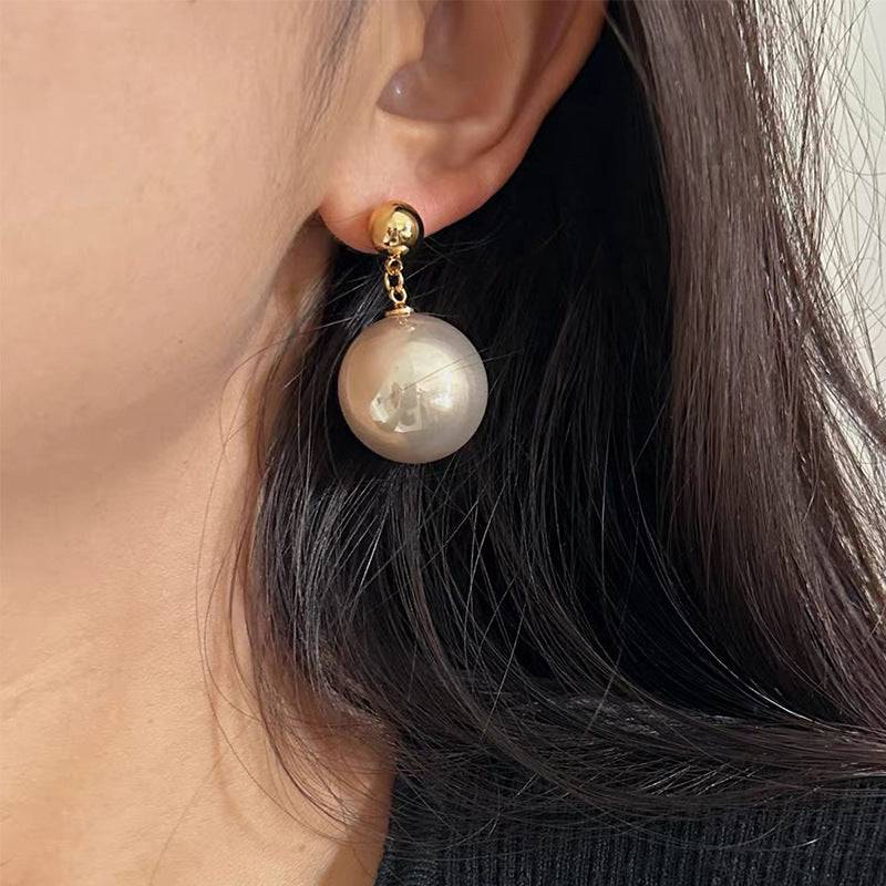 Niche Simple Pearl Stud Earrings Women - YLORESHOP