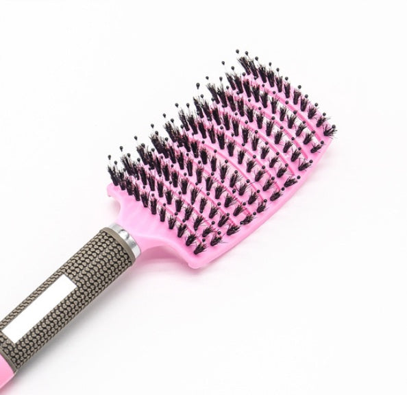 Hairbrush Anti Klit Brushy Haarborstel Women Detangler Hair Brush Bristle Nylon Scalp Massage  Teaser Hair Brush Comb - YLORESHOP