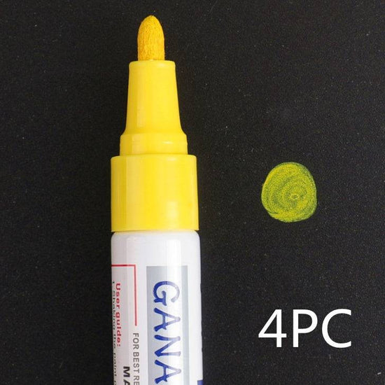 Colorful Waterproof Pen Car Tyre Tire Tread CD Metal Permanent Paint - YLORESHOP