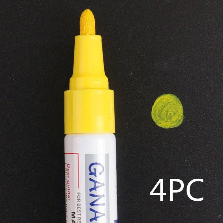 Colorful Waterproof Pen Car Tyre Tire Tread CD Metal Permanent Paint - YLORESHOP