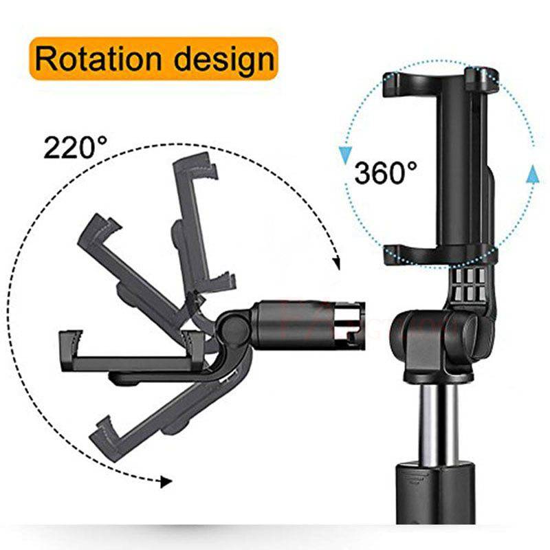 Compatibile con Apple, treppiede Selfie Stick Mobile Universale Live Triangle Staffa Un artefatto per selfie Bluetooth