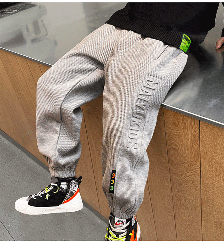 Winter sweatpants for children and boys - YLORESHOP