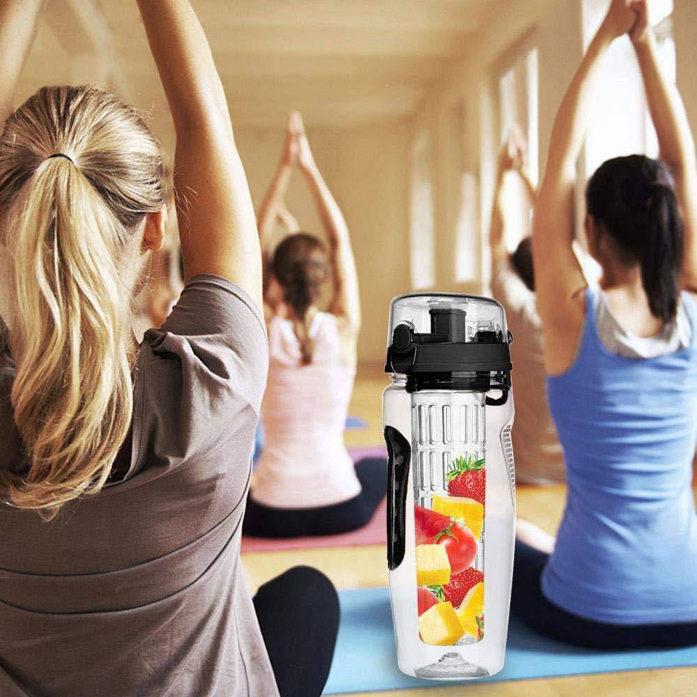 1000ml Water Fruit Bottle BPA Free Plastic Sport Fruit Infuser Water Bottles With Infuser Juice Shaker Drink Bottle Of Water - YLORESHOP