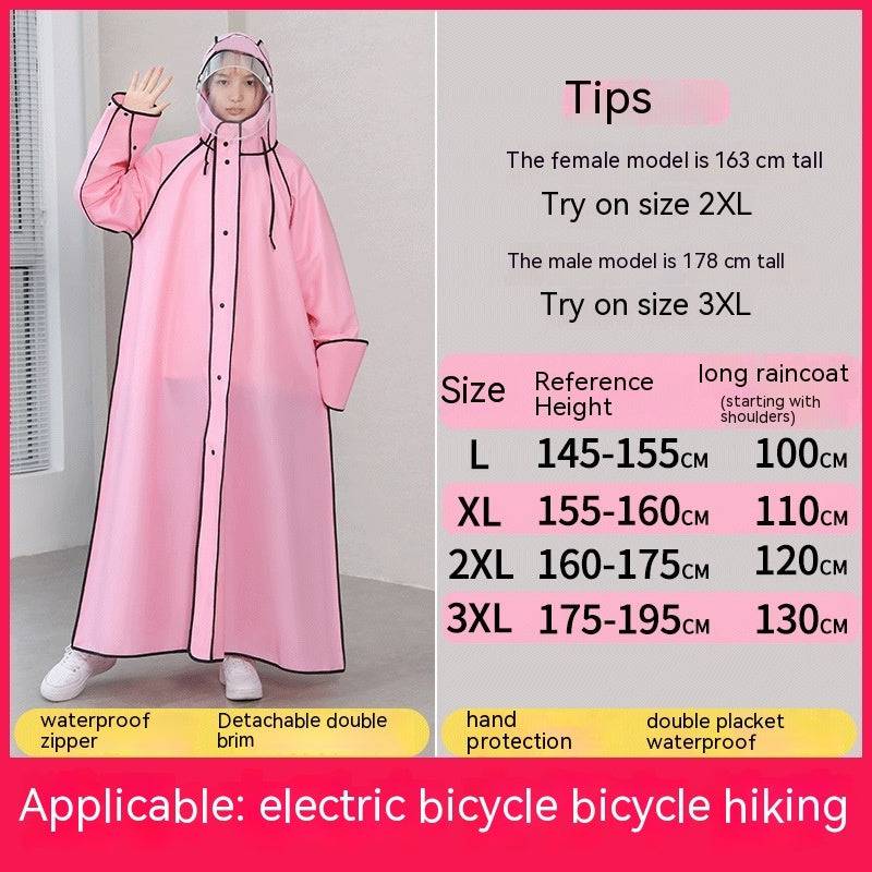 Electric Bike Raincoat Riding Rain-proof - YLORESHOP