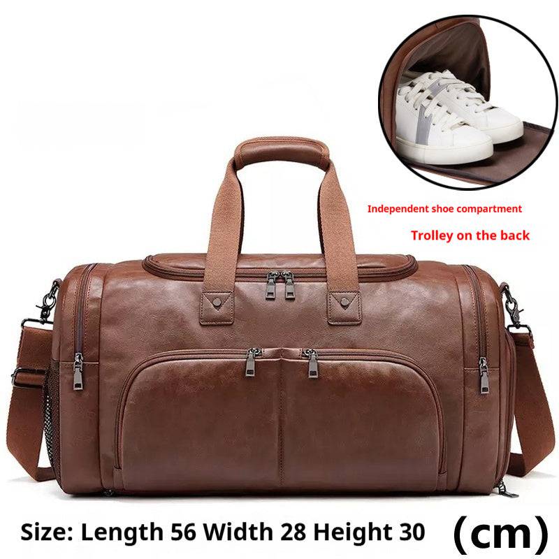 Men's Portable Travel Bag Crossbody Business Short Distance Business Bag Large Capacity - YLORESHOP