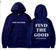 Brushed Hoody Plain Letter Printed Hoodie