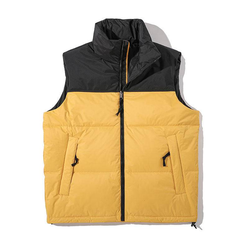 New Color Matching Men's Down Leisure Vest Short - YLORESHOP