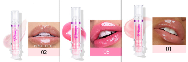 New Tube Lip Rich Lip Color Slightly Spicy Lip Honey Lip Glass Mirror Face Lip Mirror Liquid Lipstick - YLORESHOP