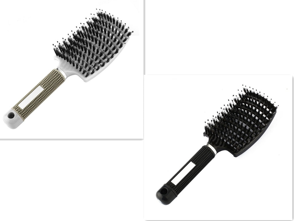 Hairbrush Anti Klit Brushy Haarborstel Women Detangler Hair Brush Bristle Nylon Scalp Massage  Teaser Hair Brush Comb - YLORESHOP