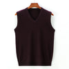 Wool vest, men's sweater autumn and winter