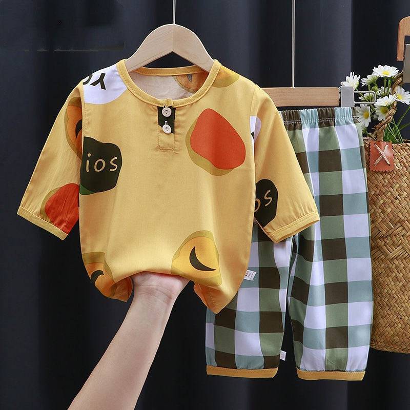 Summer Clothes Cotton Silk Air-conditioning Clothes Baby Clothes - YLORESHOP