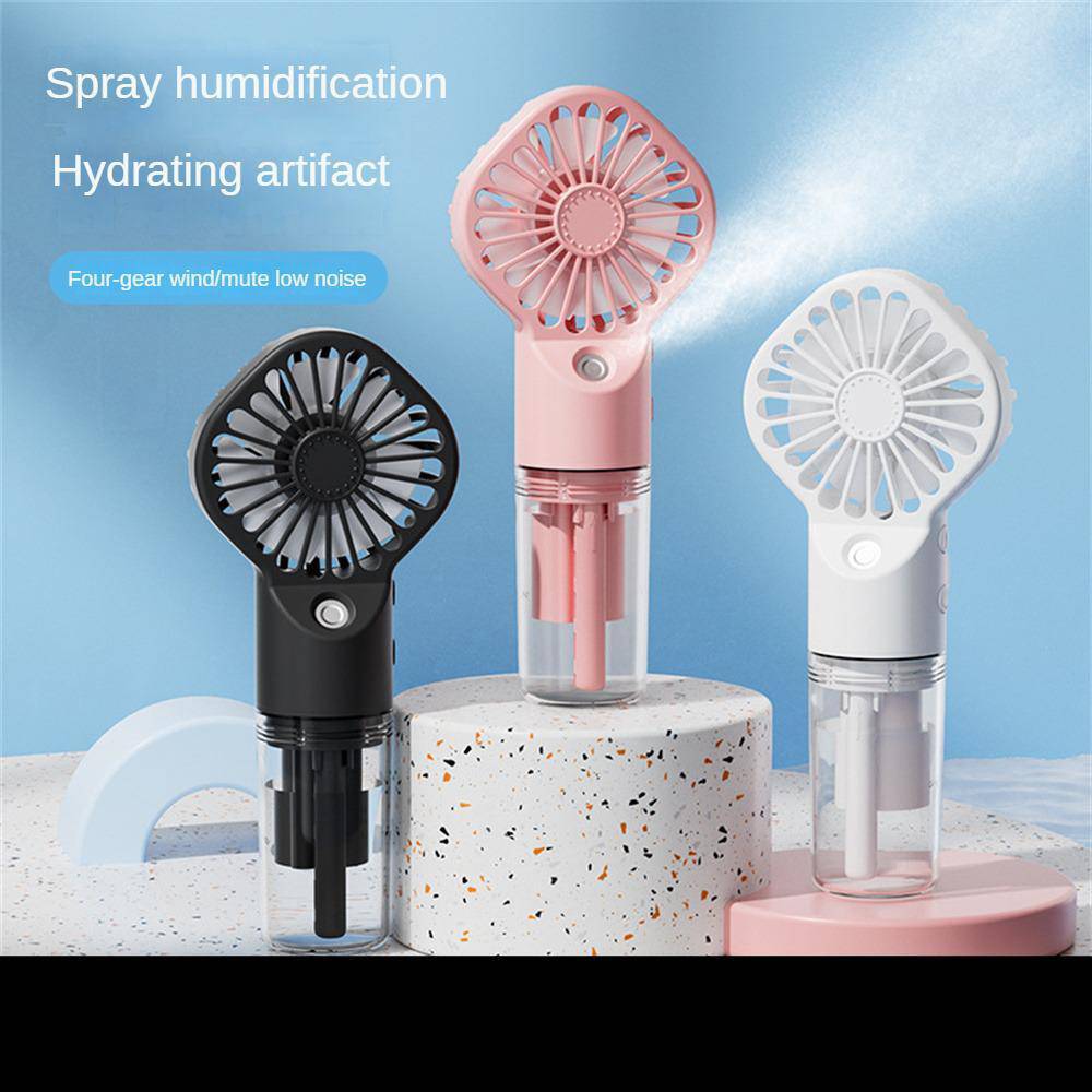 Strong Power Spray Humidification Small Mist Fan Humidification Usb Charging Portable Fan Icy And Refreshing Fan Water Supplement - YLORESHOP