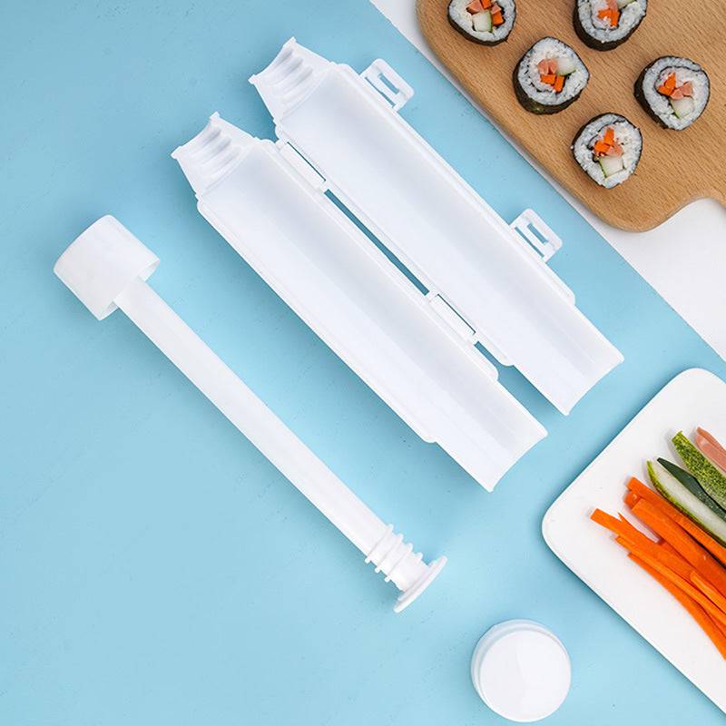 Kitchen DIY Sushi Making Machine Sushi Tool Sushi Maker Quick Sushi Bazooka Japanese Rolled Rice Meat Mold Bento Accessories - YLORESHOP