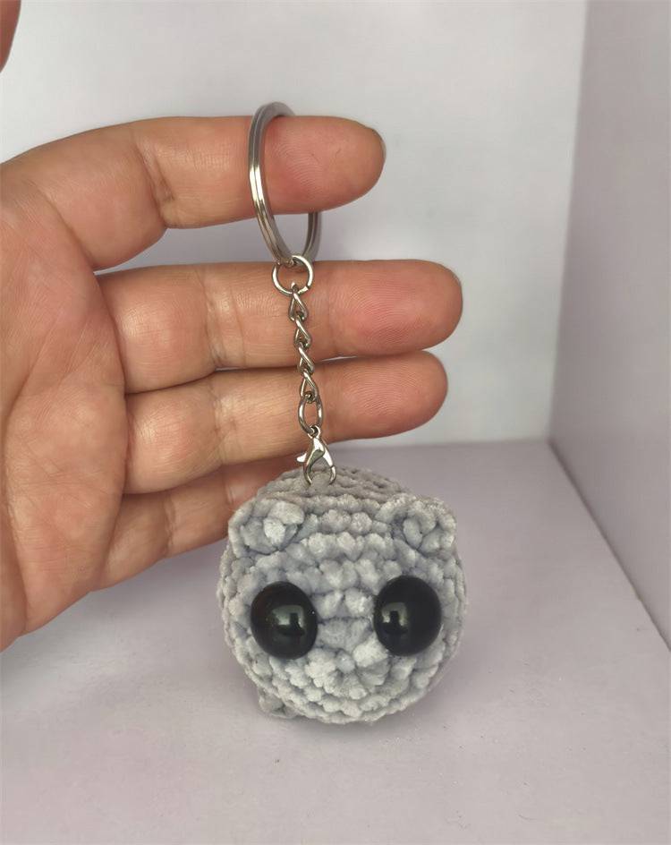 Cute And Minimalist Hamster Crochet Doll Keychain - YLORESHOP