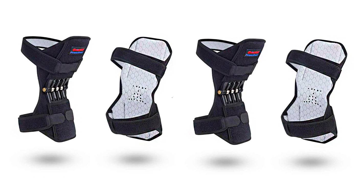 High Quality Knee Brace Patella Booster Spring Knee Brace Support For Mountaineering Squat Sports Knee Booster - YLORESHOP