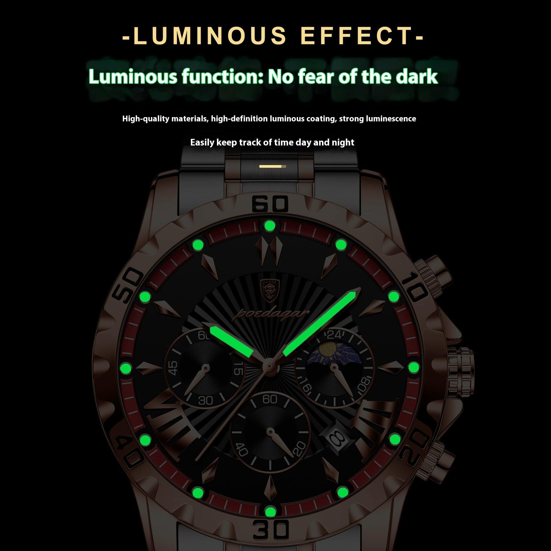 Men's Multifunctional Luminous Quartz Watch - YLORESHOP