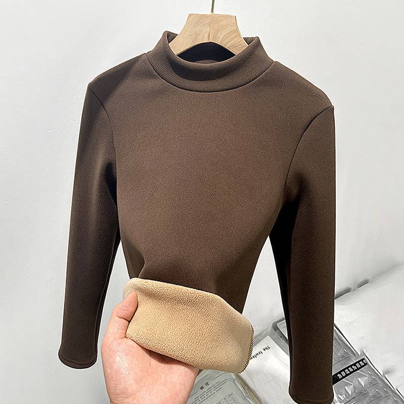 Fleece-lined Warm Autumn And Winter Women's Long Sleeve - YLORESHOP