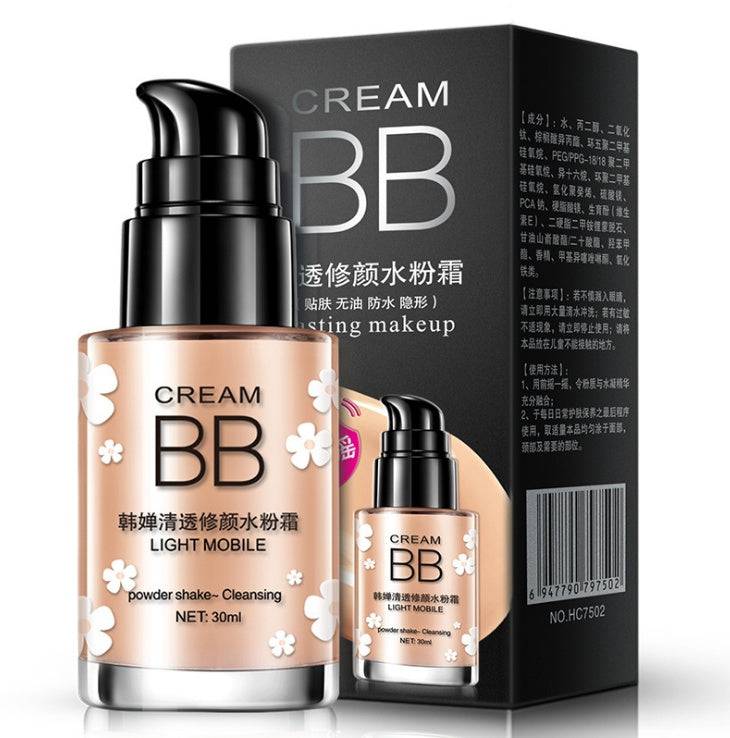 Clear and sleek hydrating cream nude makeup BB cream makeup concealer moisturizing BB cream - YLORESHOP