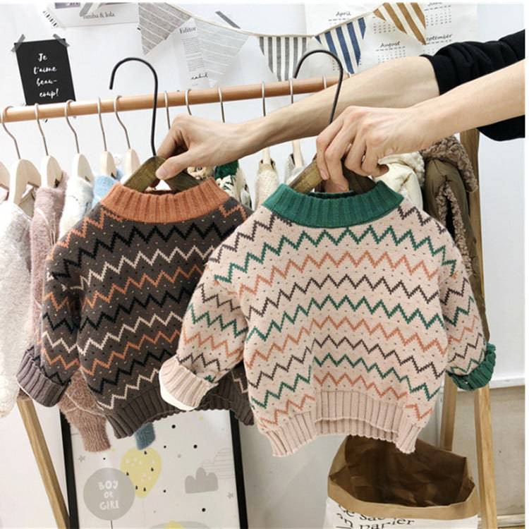 Korean Version Of Childrens Clothing Mens And Womens Baby Sweater - YLORESHOP