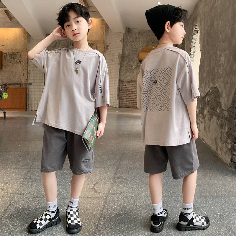 Two-piece Suit For Kids, Handsome And Fashionable, Big Kids - YLORESHOP