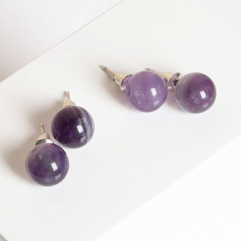 Natural Red Agate Temperamental Minority Stud Sense Earrings Wholesale - YLORESHOP