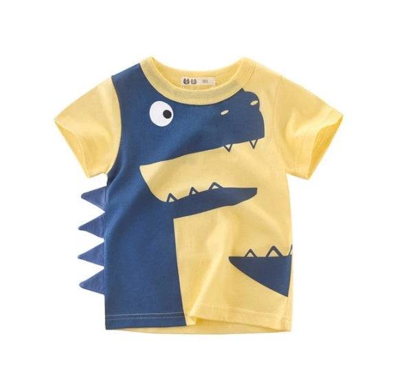 Abbigliamento per bambini Estate T-shirt in cotone per ragazzi nuovi bambini coreani Tesoro da uomo a maniche corte per bambini