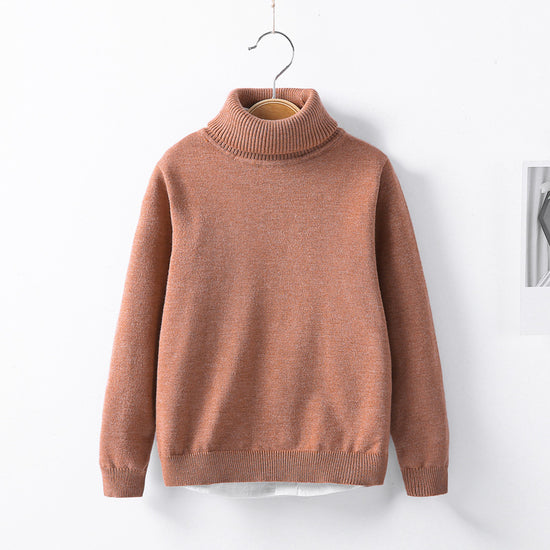 Autumn and winter high collar children's knitwear - YLORESHOP