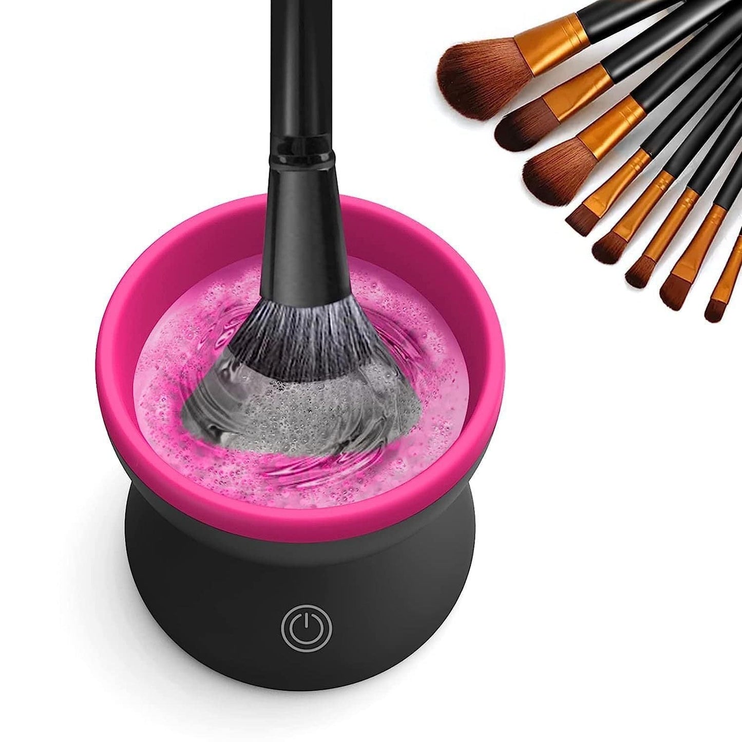 Electric Makeup Brush Cleaner Machine Portable Automatic USB Cosmetic Brush Cleaner Tools For All Size Beauty Makeup Brushes Set - YLORESHOP