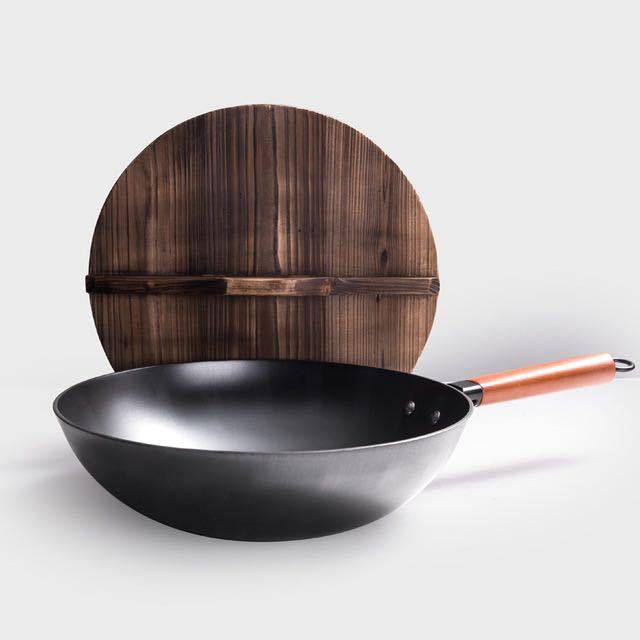 Iron Pan Traditional Iron Wok Handmade - YLORESHOP