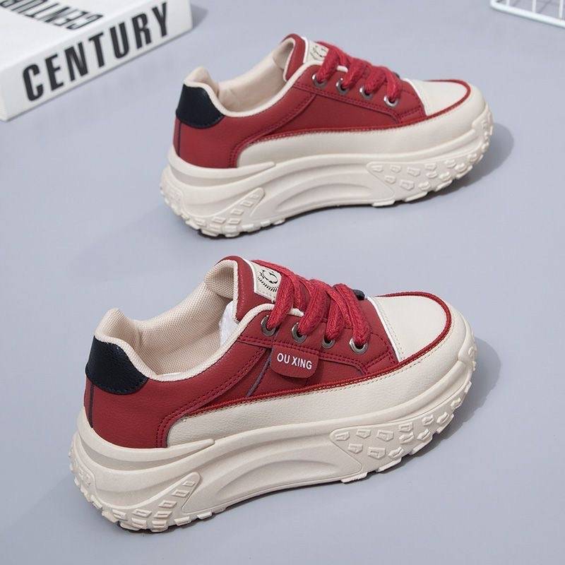 Casual Versatile Korean Style Height Increasing Breathable Sneaker