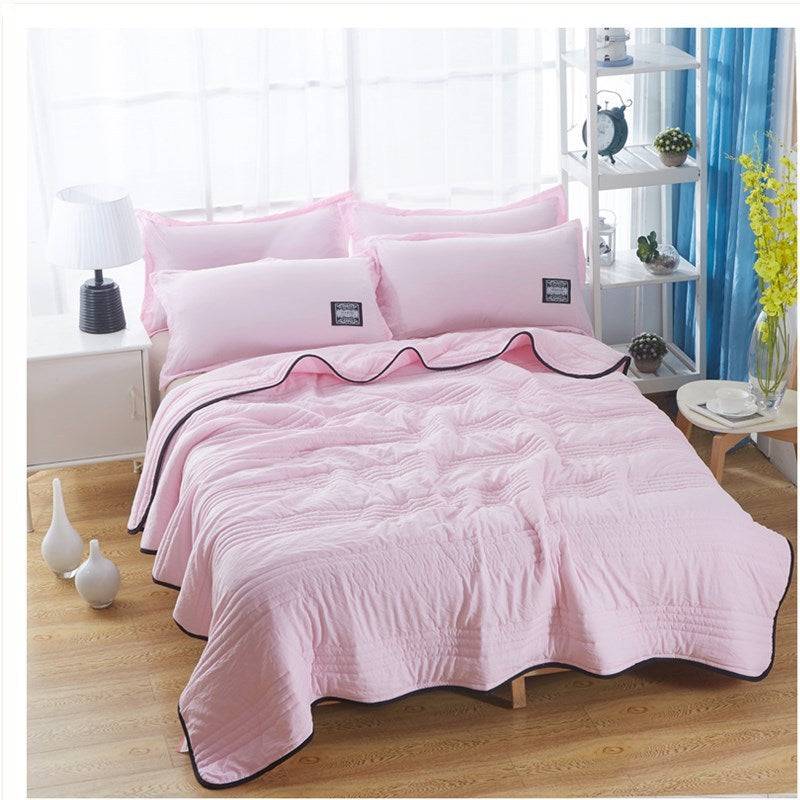 Cooling Blankets Pure Color Summer Quilt Plain Summer Cool Quilt Compressible Air-conditioning Quilt Quilt Blanket - YLORESHOP