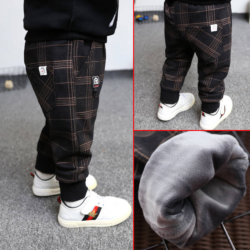 New style baby wear Plush trousers in winter - YLORESHOP