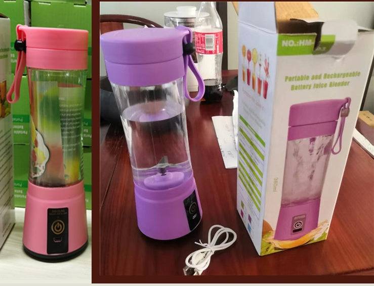 Portable Blender With USB Rechargeable Mini Kitchen Fruit Juice Mixer Home Simple Portable Electric Mini Juicer - YLORESHOP