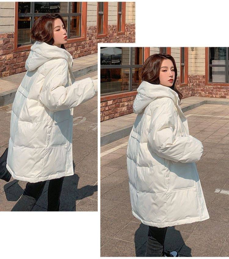 Type Loose Bread Suit Hooded Padded Jacket Korean Padded Jacket