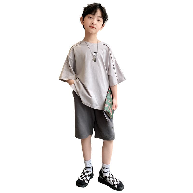 Two-piece Suit For Kids, Handsome And Fashionable, Big Kids - YLORESHOP