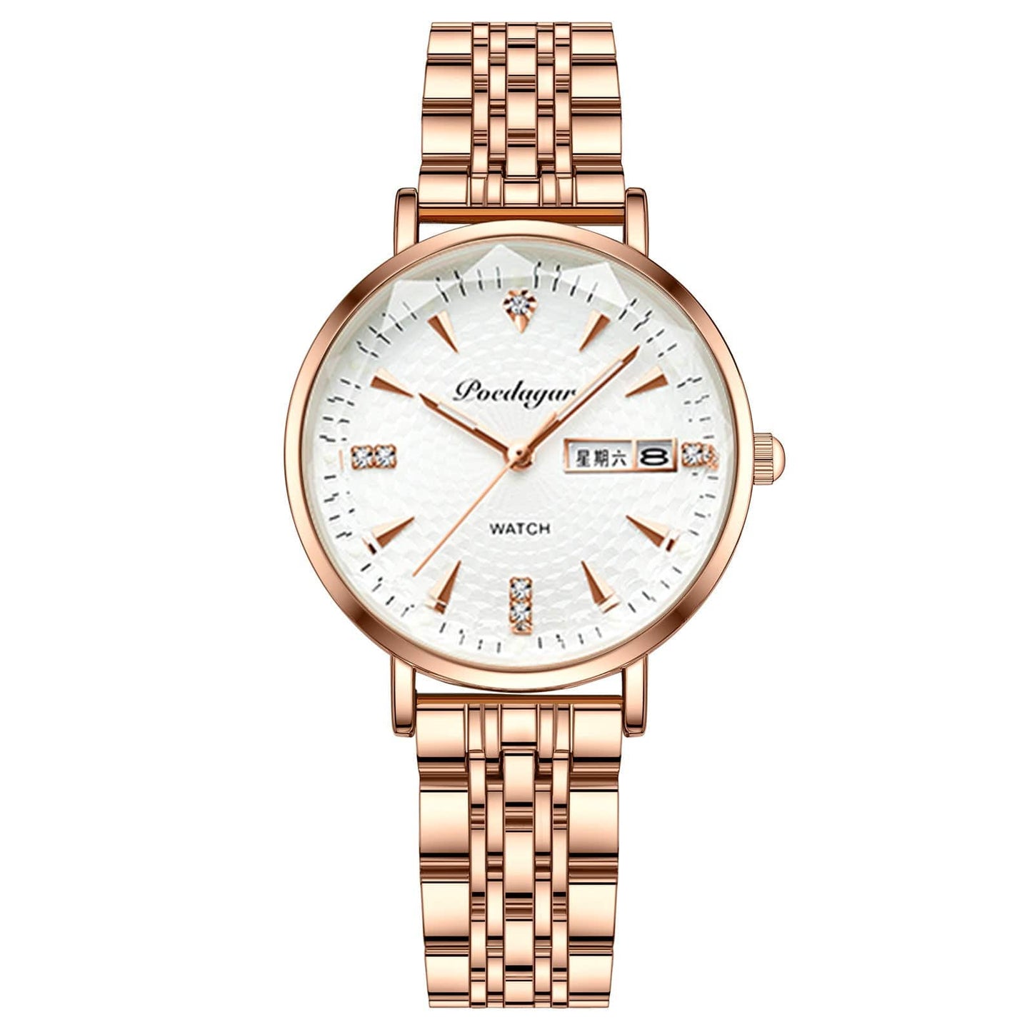 Women's Watch Double Calendar Quartz - YLORESHOP