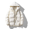 Stitching Hooded Fake Two Pieces Down Cotton-padded Clothes Couple - YLORESHOP