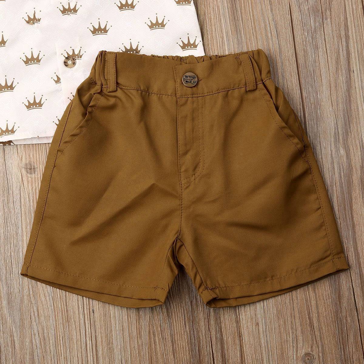 Summer boy T-shirt Shorts Kids Sets - YLORESHOP