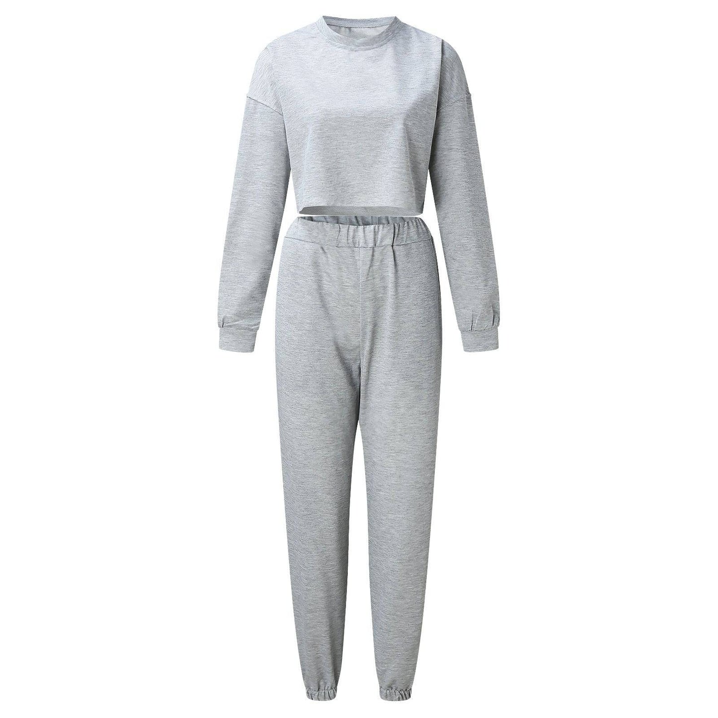 Women's Casual Loose Sports Sweater Suit 2-piece Set - YLORESHOP