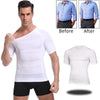 140D Men's Vest Shapewear Men Body Toning T-Shirt Slimming Body Shaper Corrective Posture Belly Control Compression Man Modeling Underwear Corset - YLORESHOP