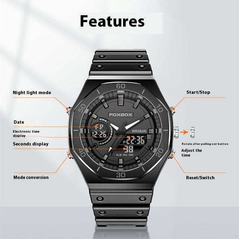 Sports Watch Male Student Fashion Large Dial Trend - YLORESHOP