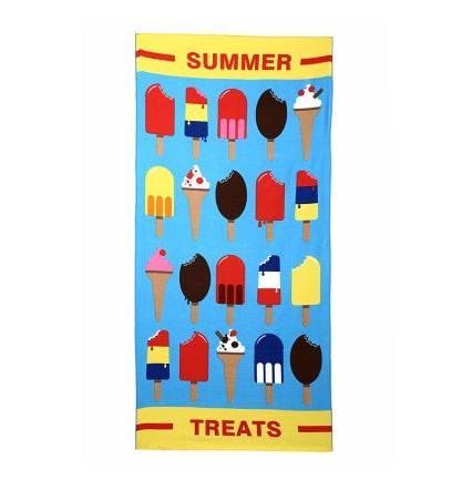 Drop Shipping Flamingo Ice Cream Printed Large Men Women Summer Beach Towels Microfiber Bath Towel Camping Yoga Towels Bathroom - YLORESHOP