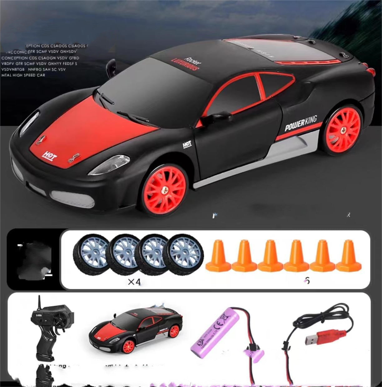 2.4G Drift Rc Auto 4WD RC Drift Auto Giocattolo di Controllo Remoto GTR Modello AE86 Veicolo Auto RC Auto da Corsa Giocattolo per I Bambini Regali Di Natale