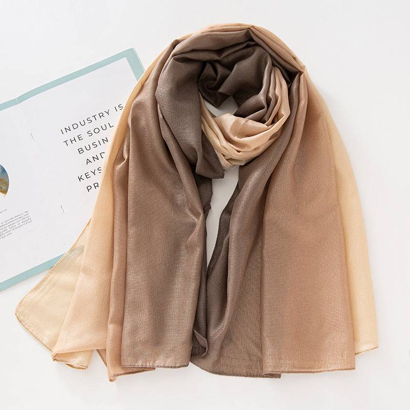 New Hemp Cotton Stitching Scarf Long Warm - YLORESHOP