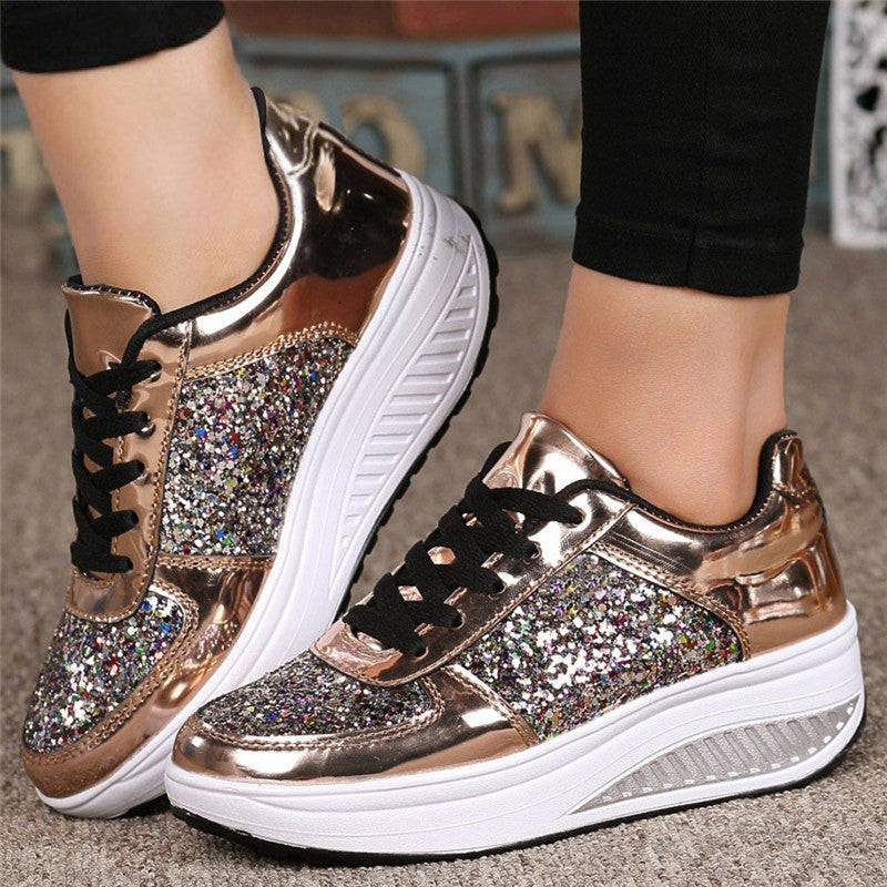 Sequin women's sneakers - YLORESHOP